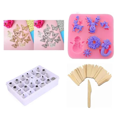 Premium Quality Cake Decorating & Baking Items Combo